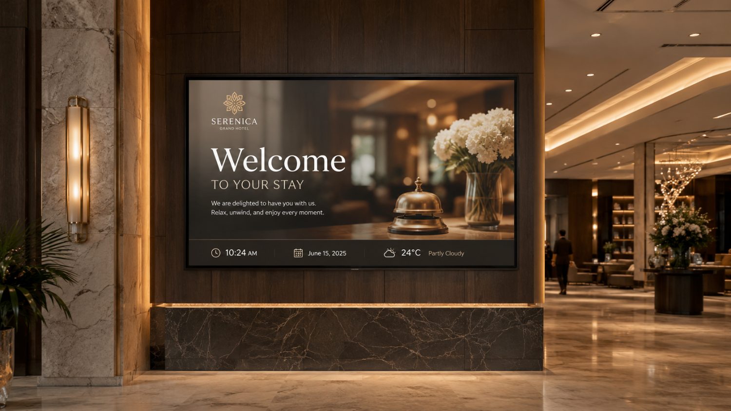 Welcome screen
