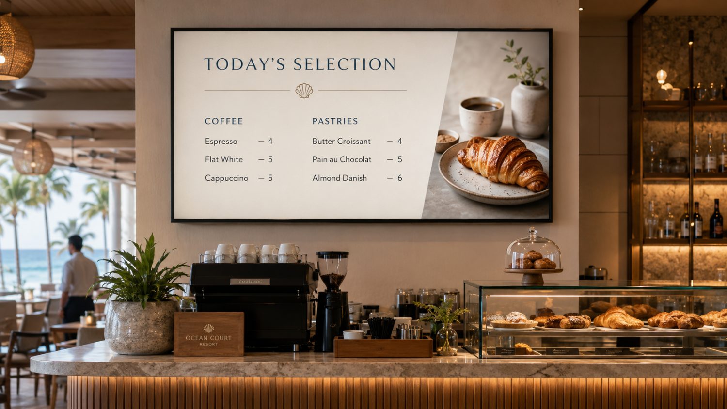 Menu board